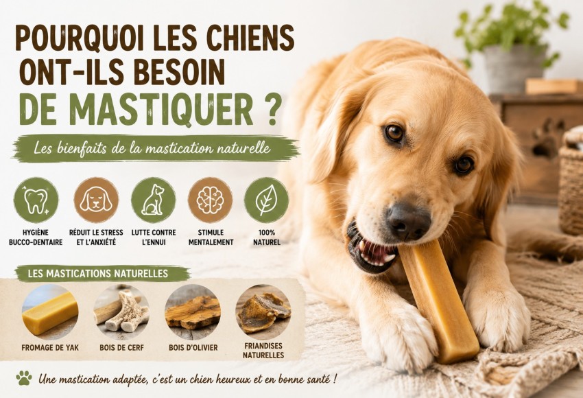Pourquoi les chiens ont-ils besoin de mastiquer ? | Guide complet